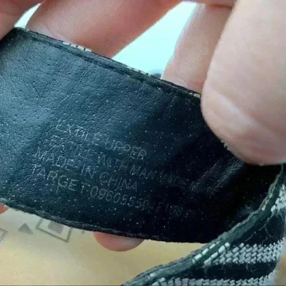 DV dolce Vita womens sandals size 7 black white Aztec strappy cork wedges - Picture 10 of 12